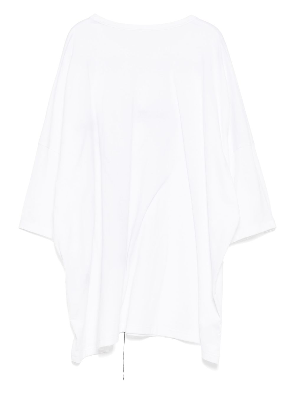 Y's embroidered logo T-shirt - White