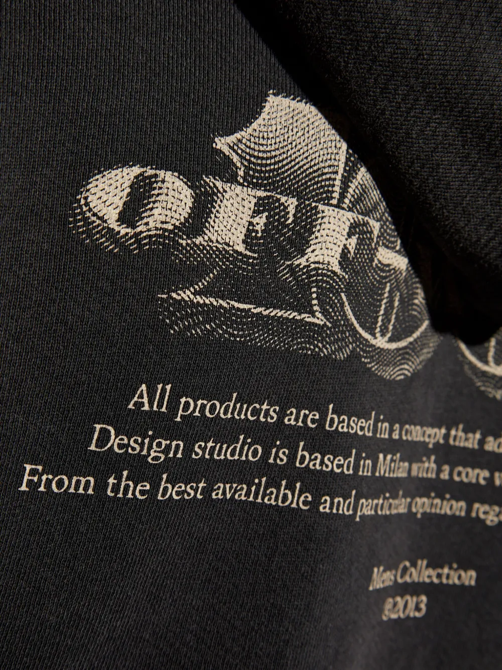 Off-White Hoodie met print Zwart