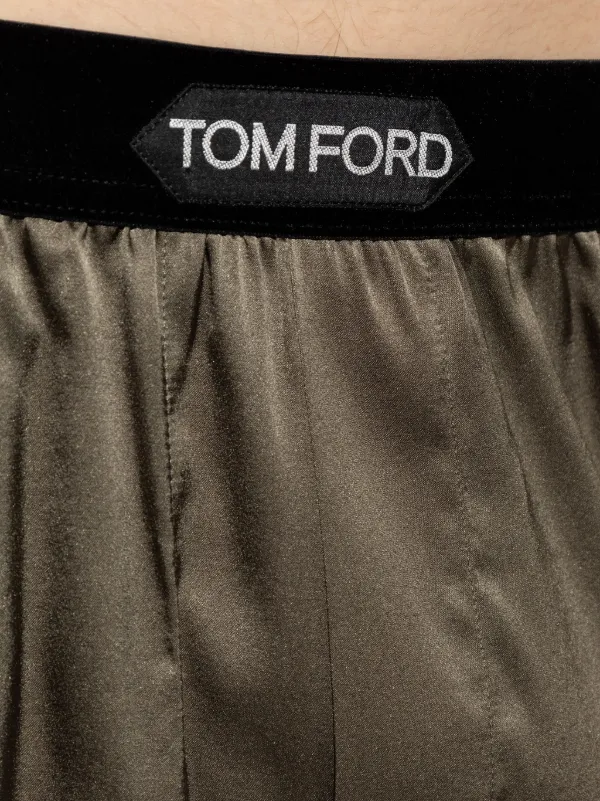 TOM FORD サテン ボクサーパンツ | グリーン | FARFETCH JP