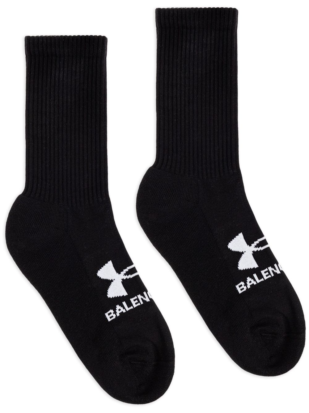 Balenciaga Logo Socks Black