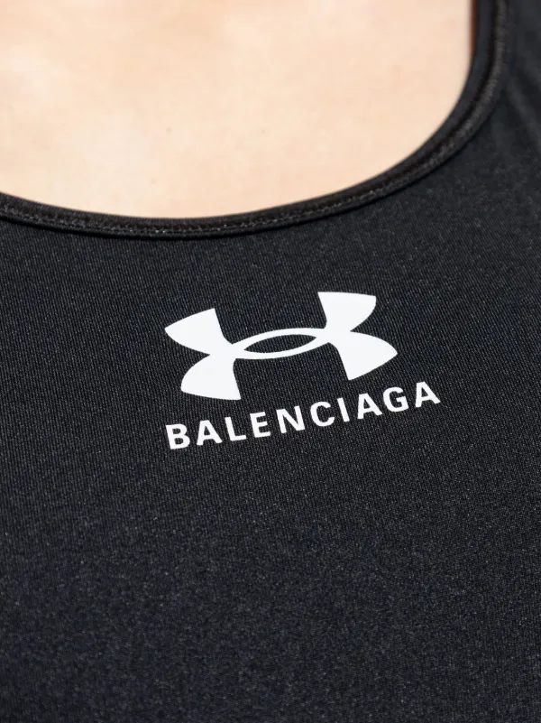 Balenciaga x Under Armour スポーツブラ | ブラック | FARFETCH JP