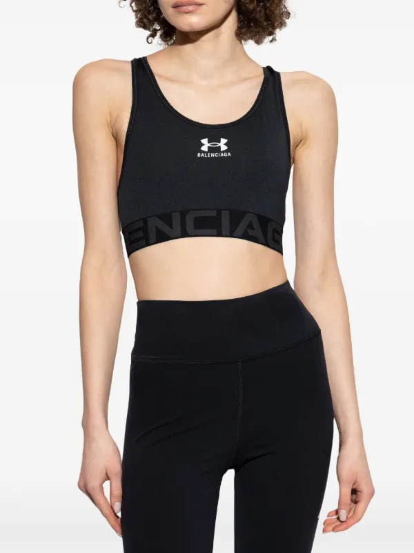 【BALENCIAGA】最新作★X UNDER ARMOUR スポーツ ブラ Balenciaga x Under Armour スポーツブラ | ブラック | FARFETCH JP