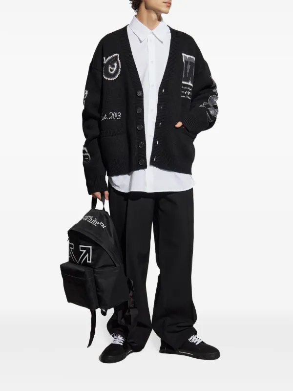【関税込み】off-white 'Varsity' cardigan Off-White Off-White Varsity Cardigan Off-White
