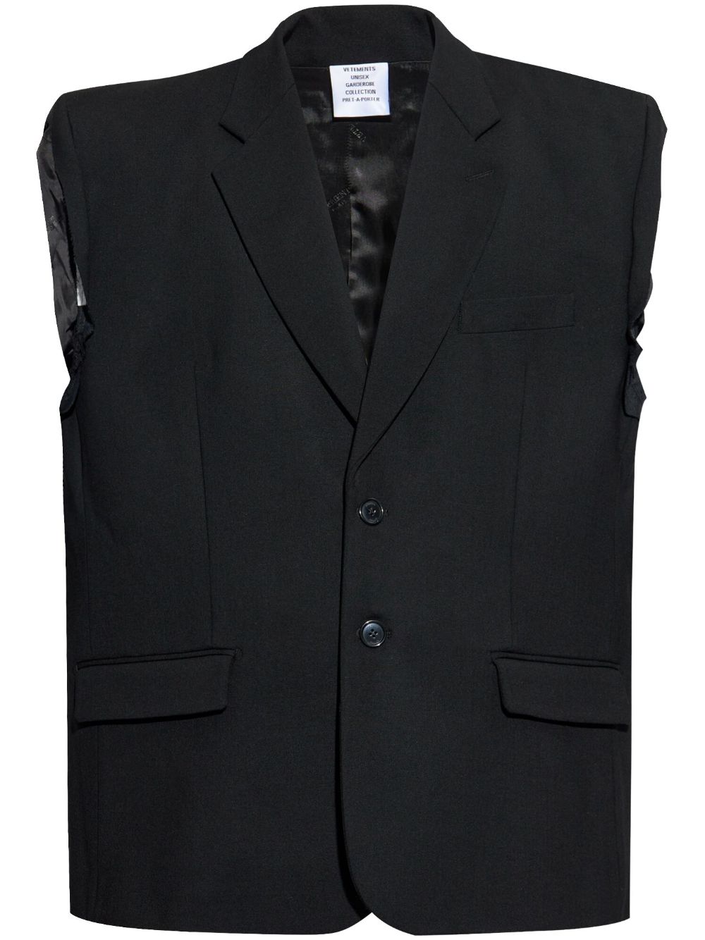 single-breasted waistcoat