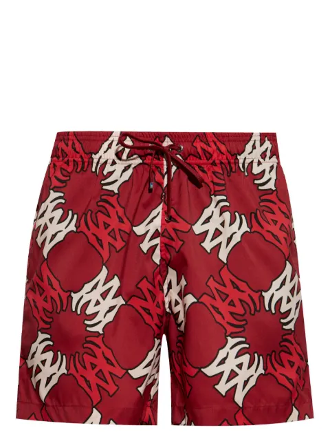 AMIRI logo-print swim shorts