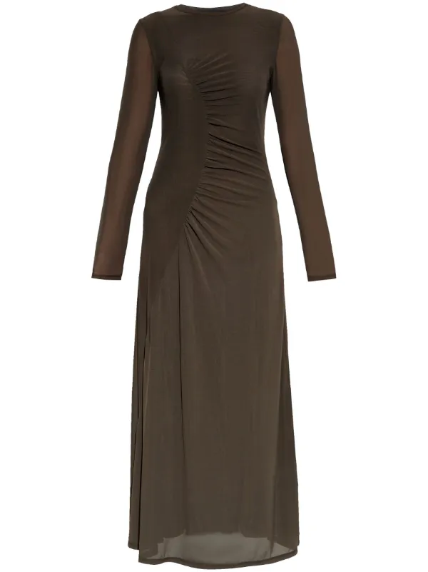 SAMSOE SAMSOE Saandrea Maxi Dress | Brown | FARFETCH