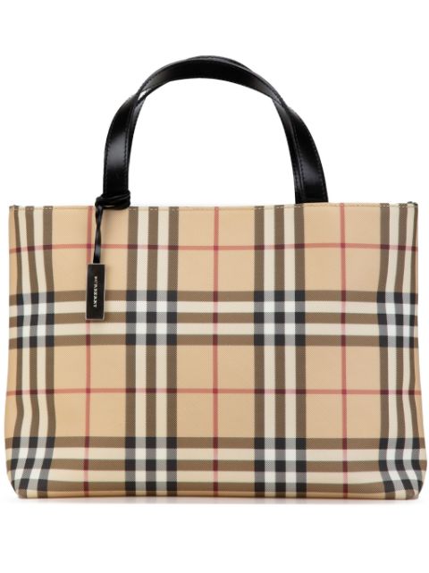 Burberry 2000-2005 House Check Canvas tote bag Women