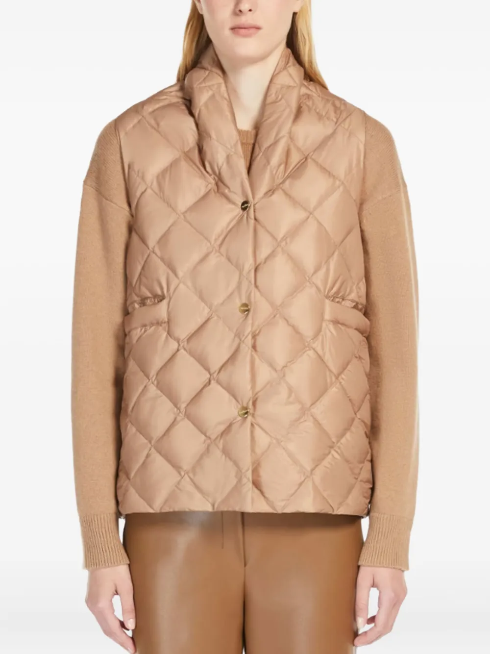 Max Mara Sisoft Weste mit Rautensteppung | Westen & Gilets | Image 2
