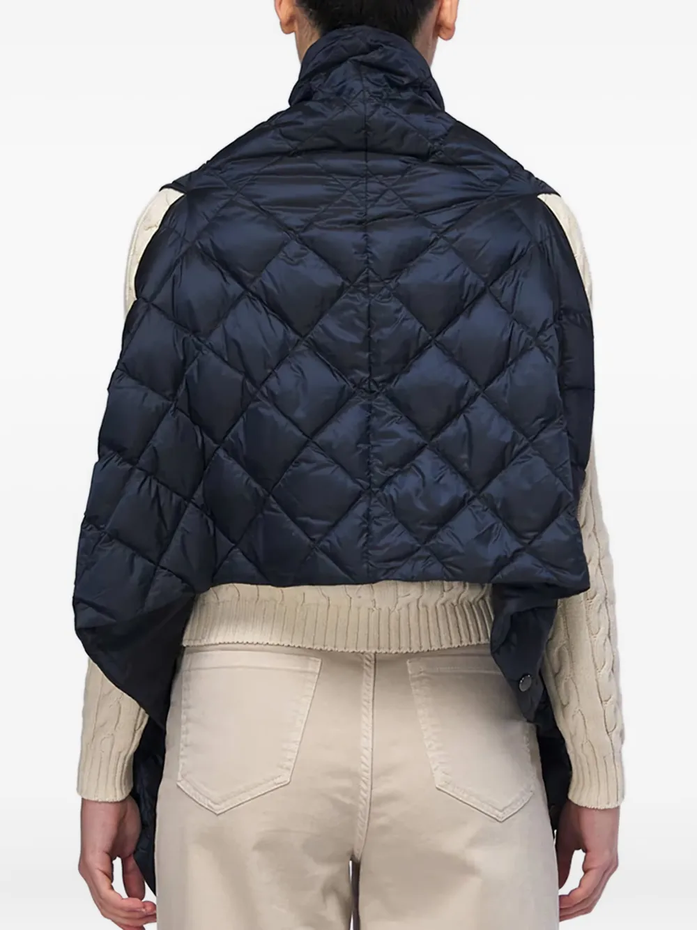 Max Mara Sisoft gewatteerde bodywarmer Blauw