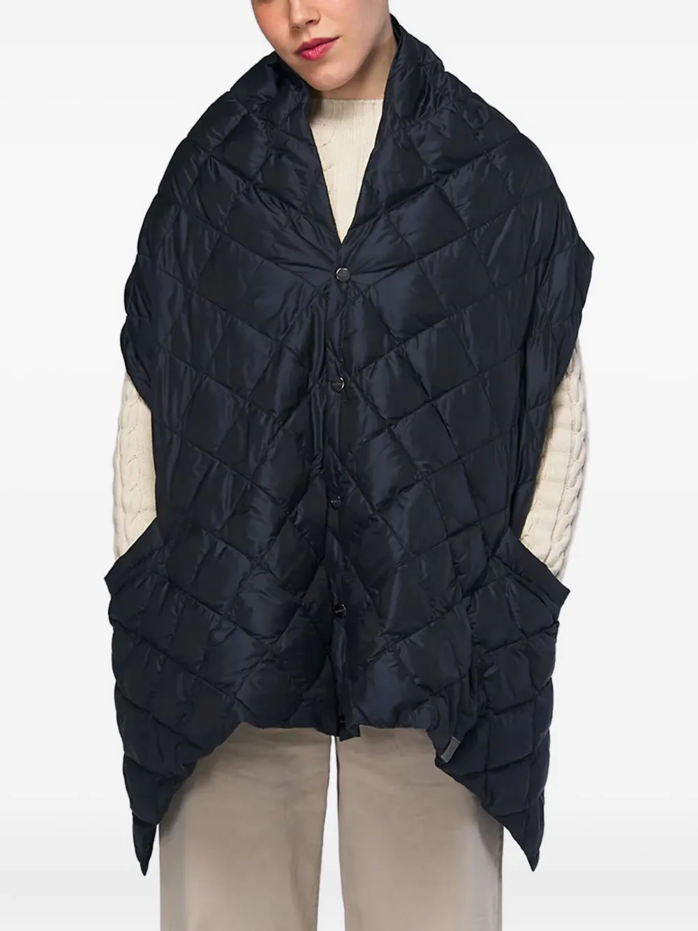 Max Mara Sisoft gewatteerde bodywarmer Blauw