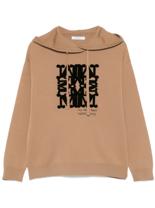 Hoodie à logo floqué - Max Mara - Modalova