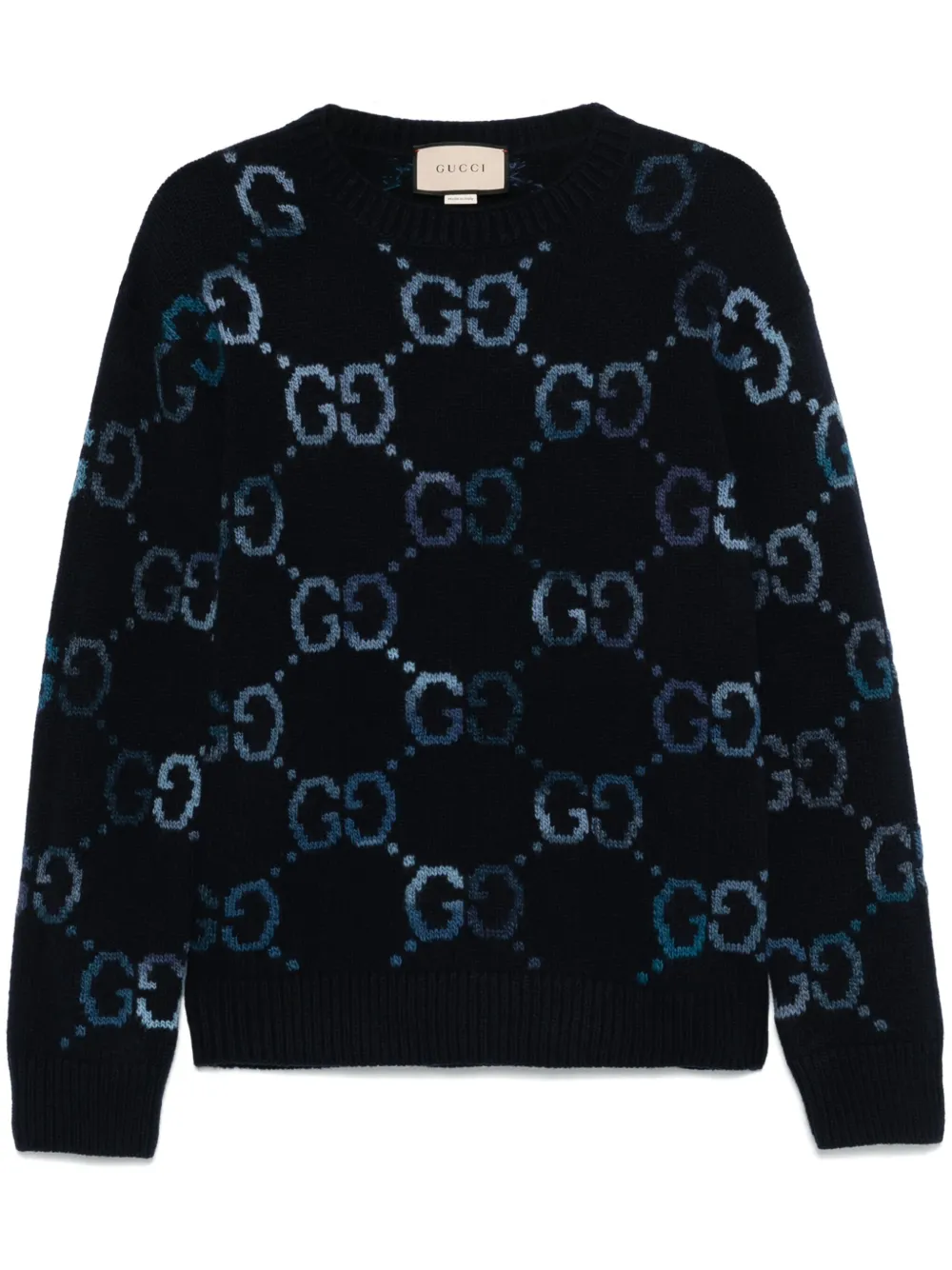 Gucci GG Intarsia trui Blauw