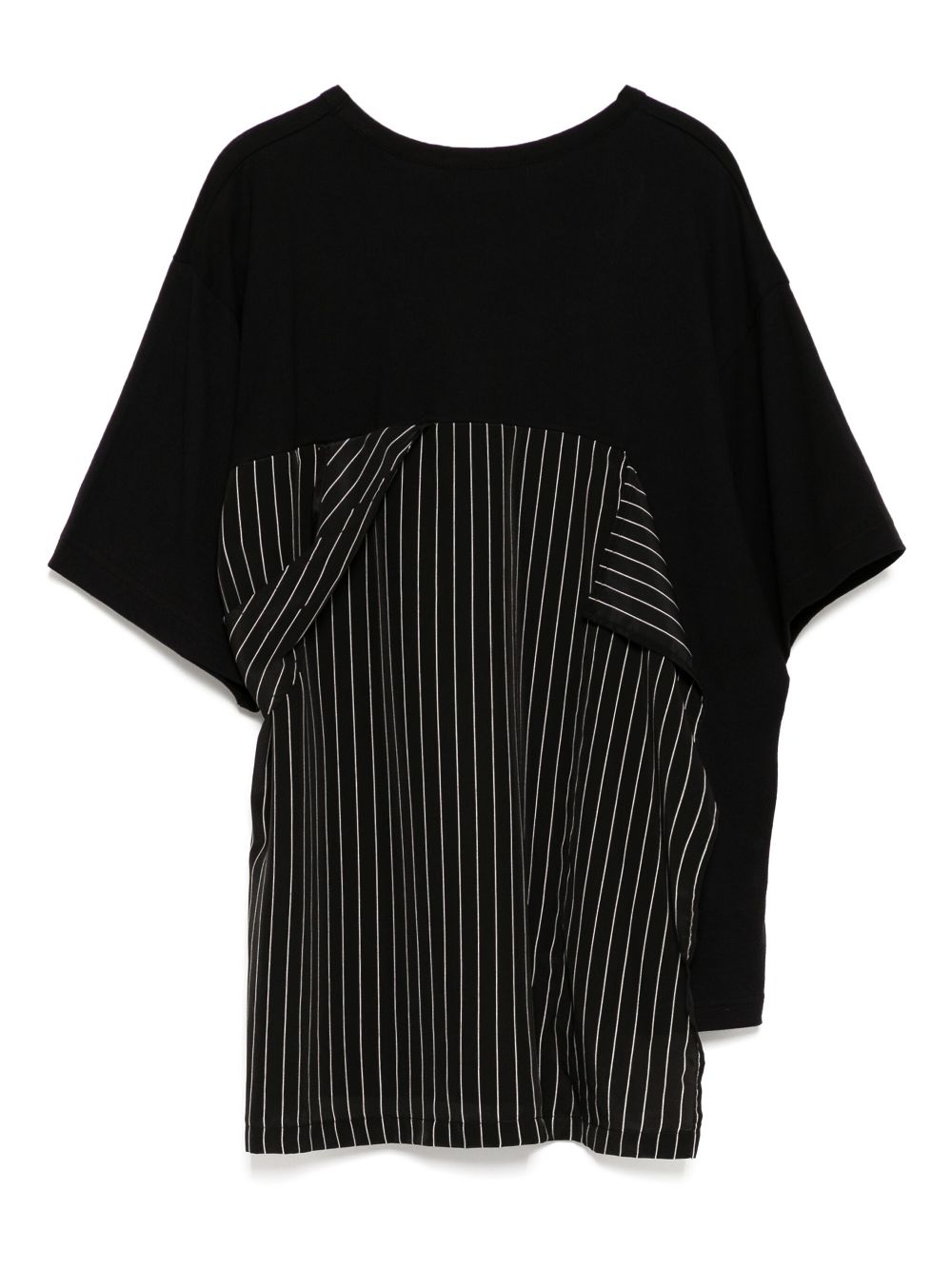 Y's panelled T-shirt - Black