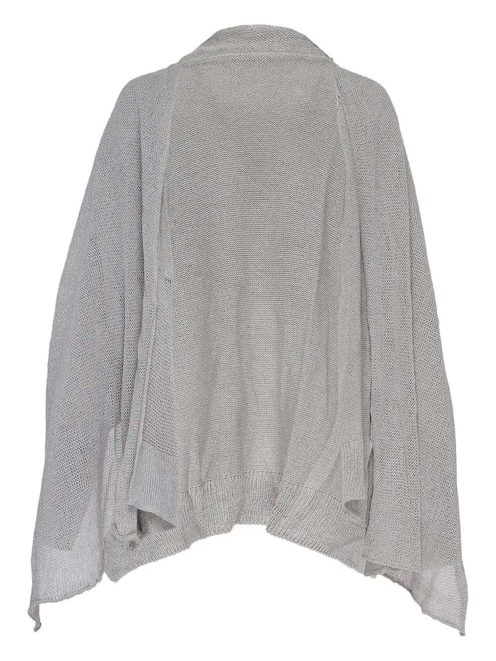 Y's asymmetric cardigan Grijs