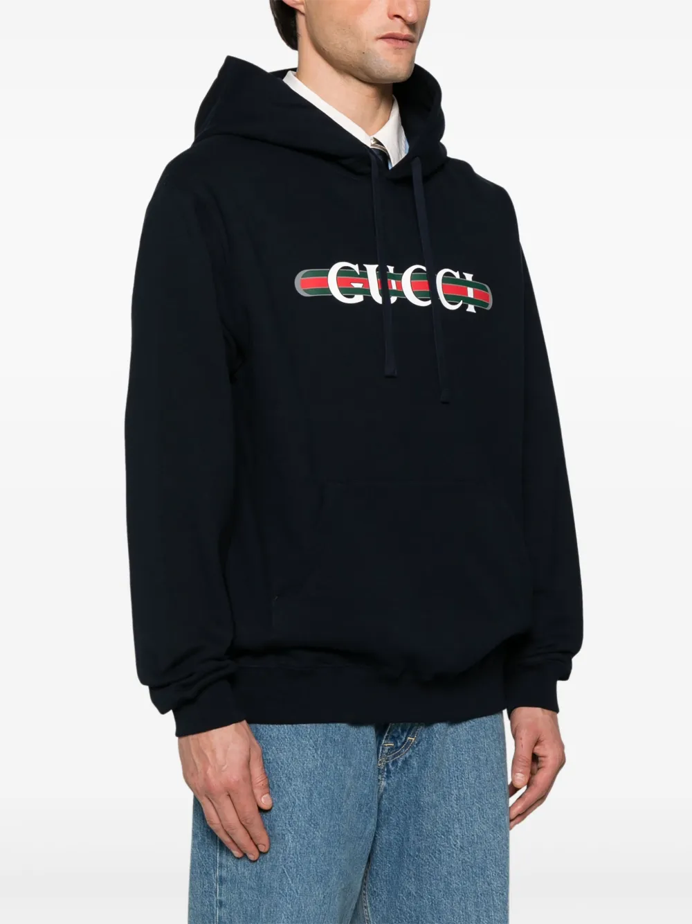 Gucci Hoodie met print Blauw