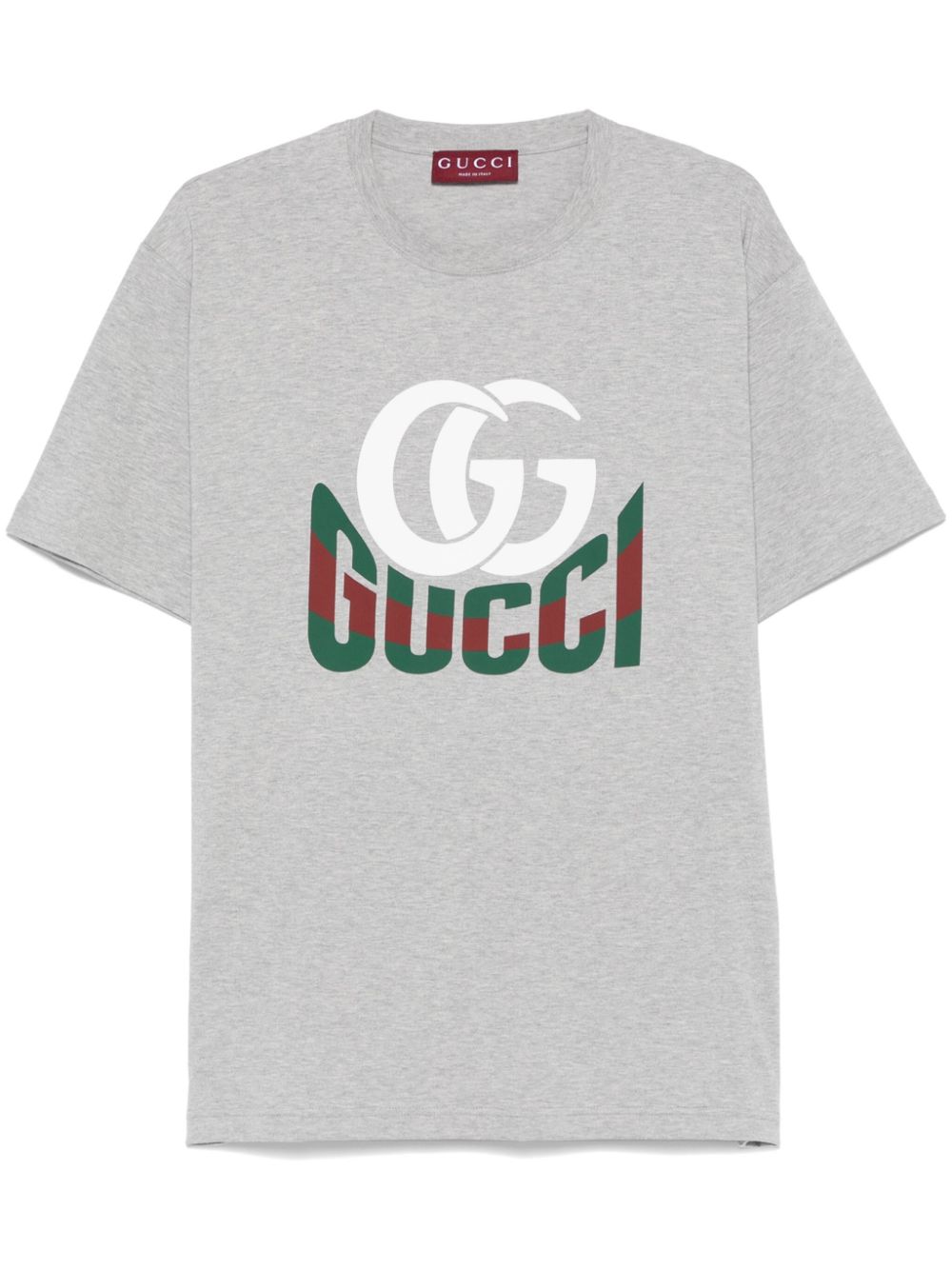 Gucci T-shirt met logoprint Grijs