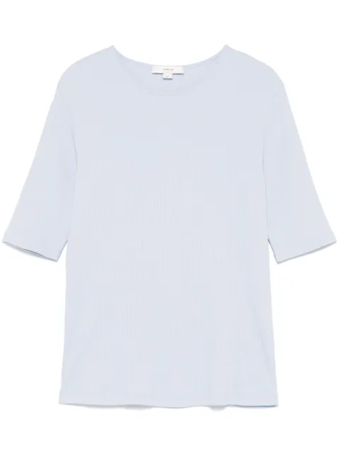 Vince ribbed cotton T-shirt
