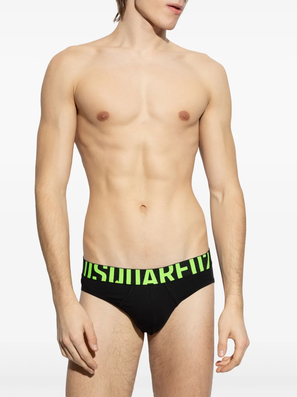 DSQUARED2 Slip met logoband Zwart