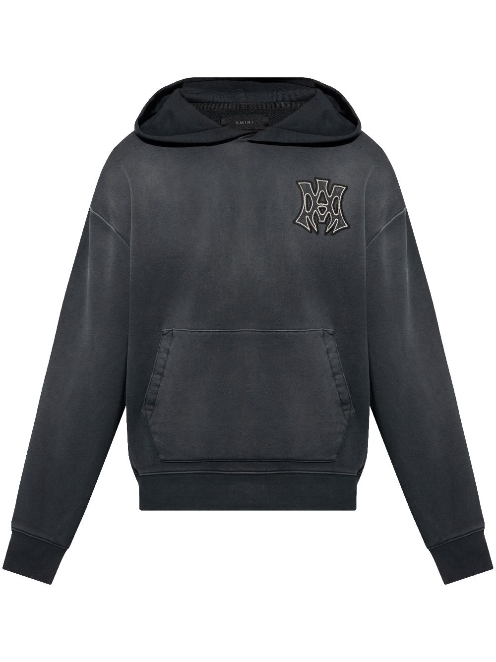 AMIRI logo-embroidered hoodie – Black