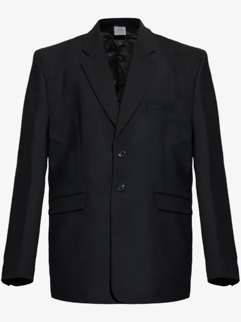 VETEMENTS blazer con detalles bordados