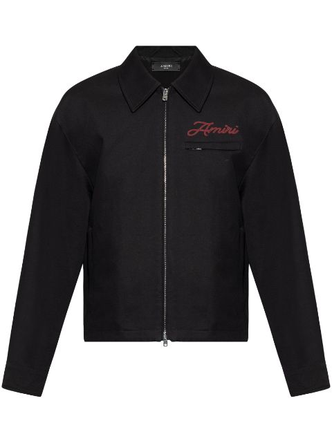 AMIRI logo-embroidered jacket