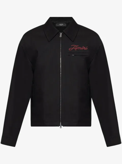 AMIRI logo-embroidered jacket
