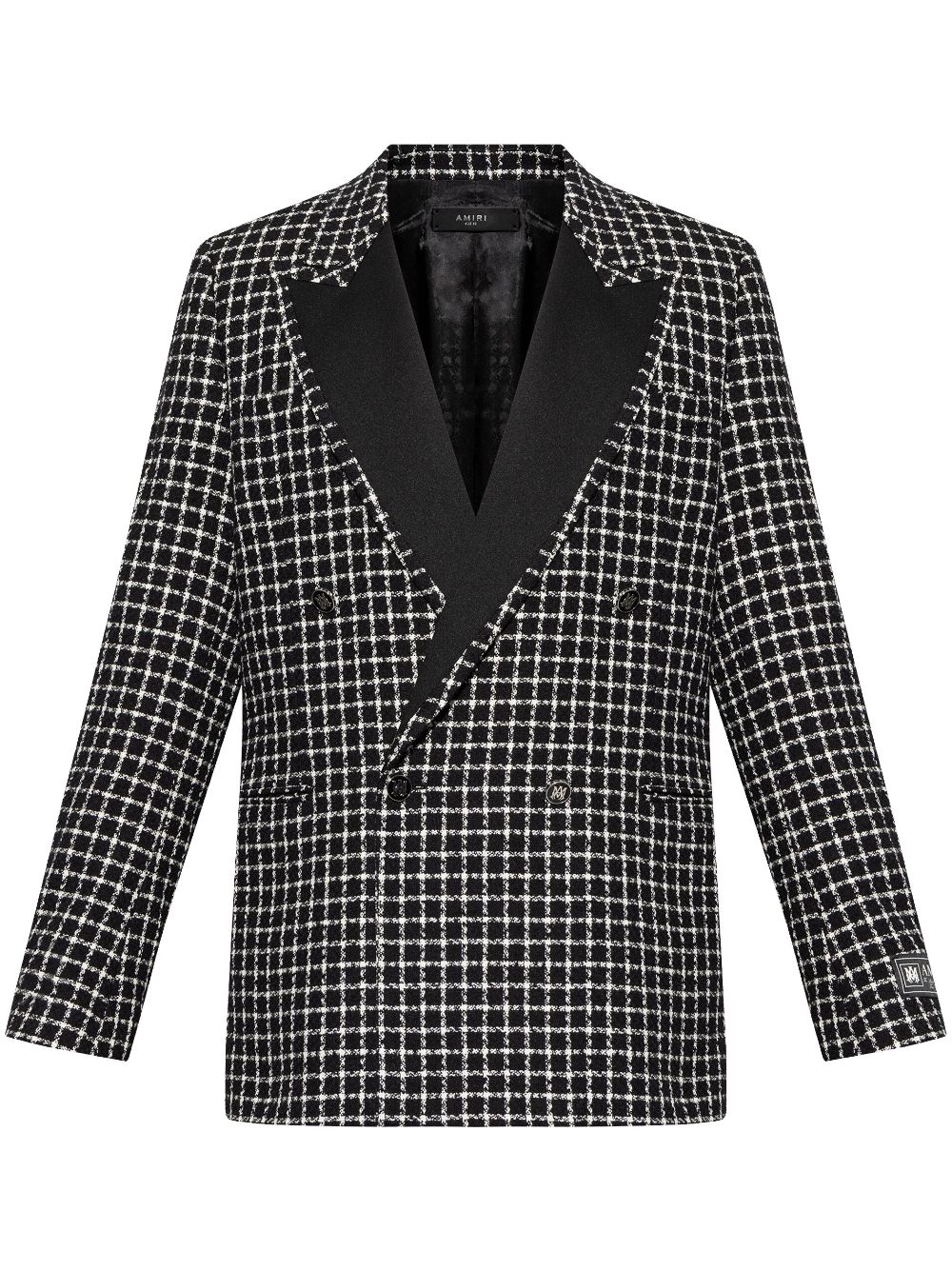 bouclé double-breasted blazer