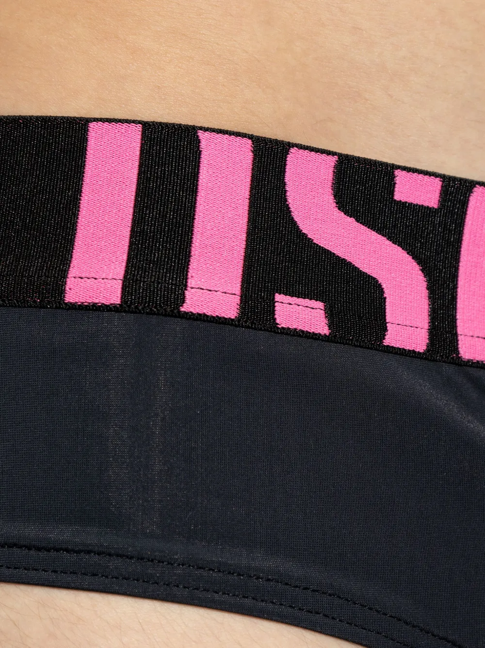 DSQUARED2 Zwembroek met logoband Zwart