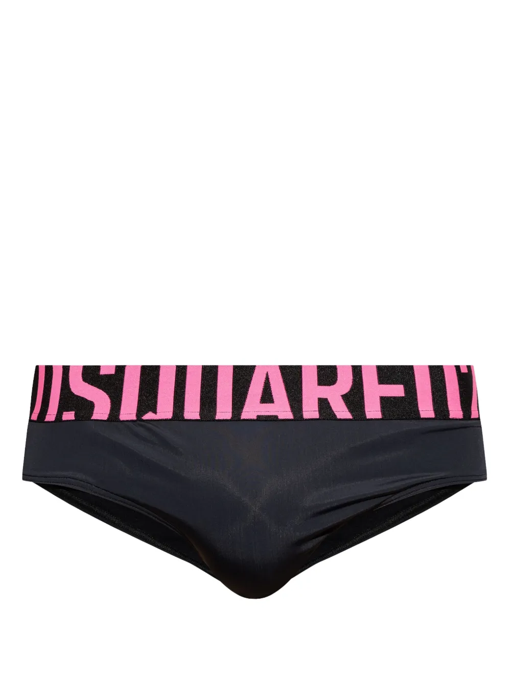 DSQUARED2 logo-waistband swim trunks | Black | Image 1