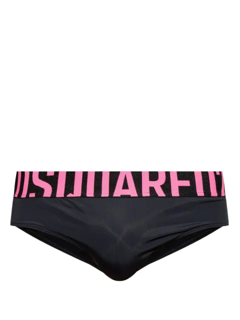 DSQUARED2 logo-waistband swim trunks
