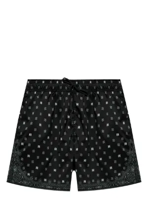 AMIRI ハーフパンツ　水着　Sサイズ AMIRI - AMIRI ロゴ入り ショートパンツ ハーフパンツ 水着の