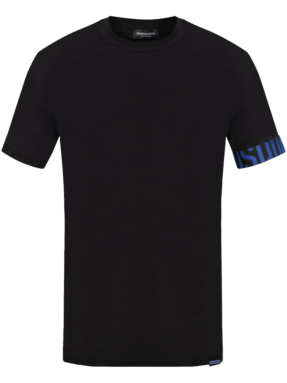 DSQUARED2 logo-detail short-sleeve T-shirt | Black | Image 1