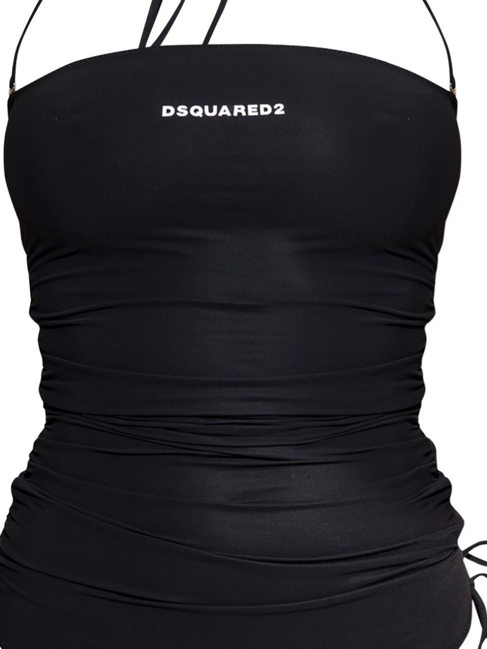 DSQUARED2 Gesmockt badpak - Zwart