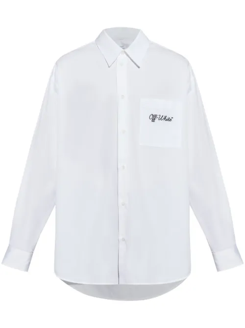 Chemise à broderies - Off-White - Modalova