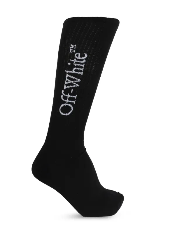 Off-White 国内発送 Quote ソックス Off-White Quote 靴下 | ブラック | FARFETCH JP