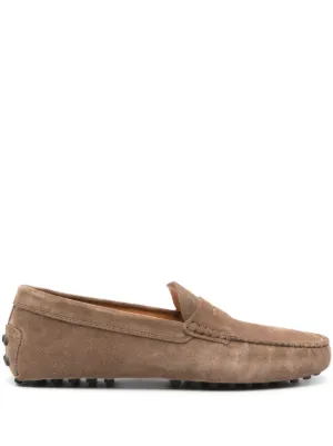 Tod's スエード ローファー | ブラウン | FARFETCH JP