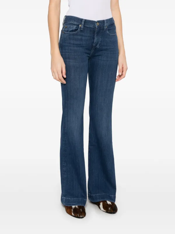 For All Mankind Tailorless Dojo Jeans Blue FARFETCH TH