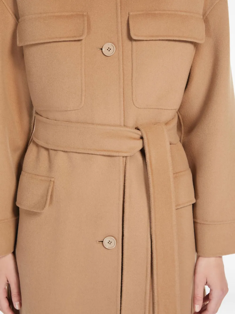'S MAX MARA MILO BELTED WOOL COAT