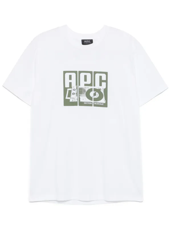 【A.P.C】ホワイト Platine Tシャツ A.P.C. Platine Tシャツ | ホワイト | FARFETCH JP