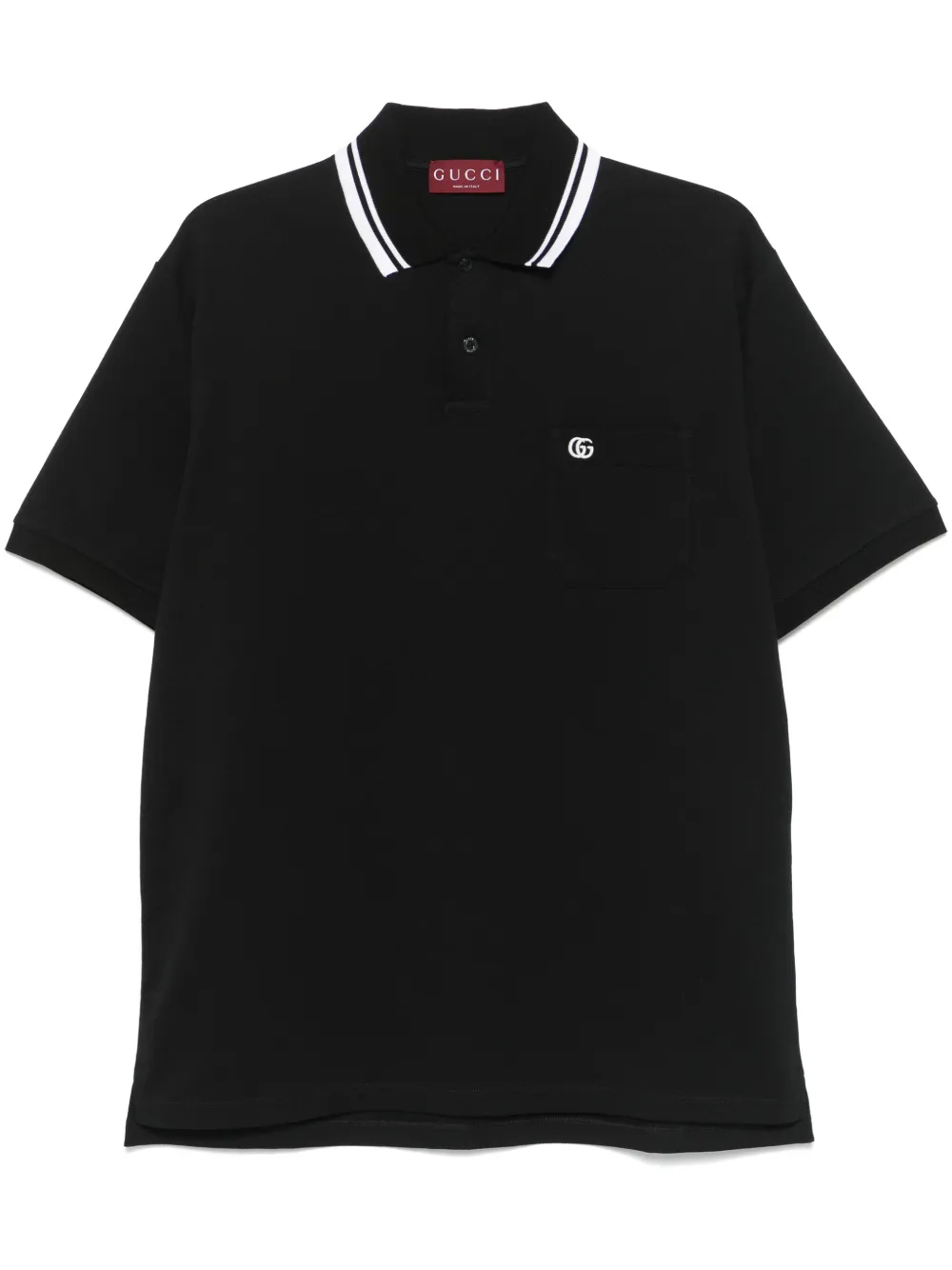 Gucci Web Poloshirt | Schwarz | Image 1