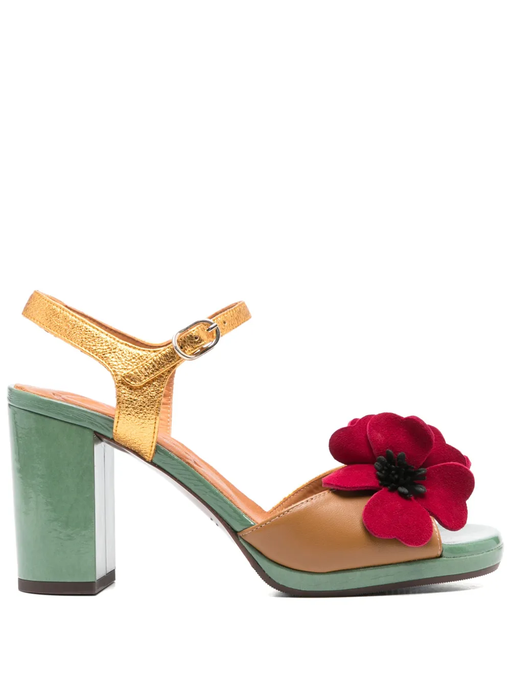 Chie Mihara 95mm Parlota sandals - Gold