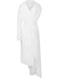 Moschino single-sleeve trench coat - White