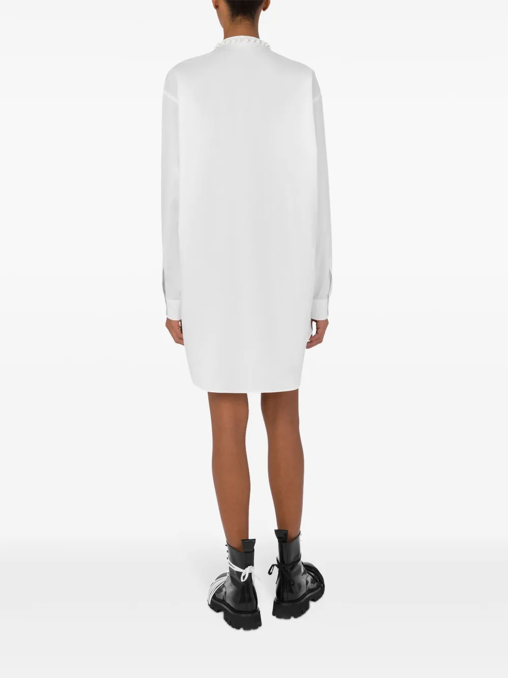 Moschino Jurk met applicatie-detail Wit