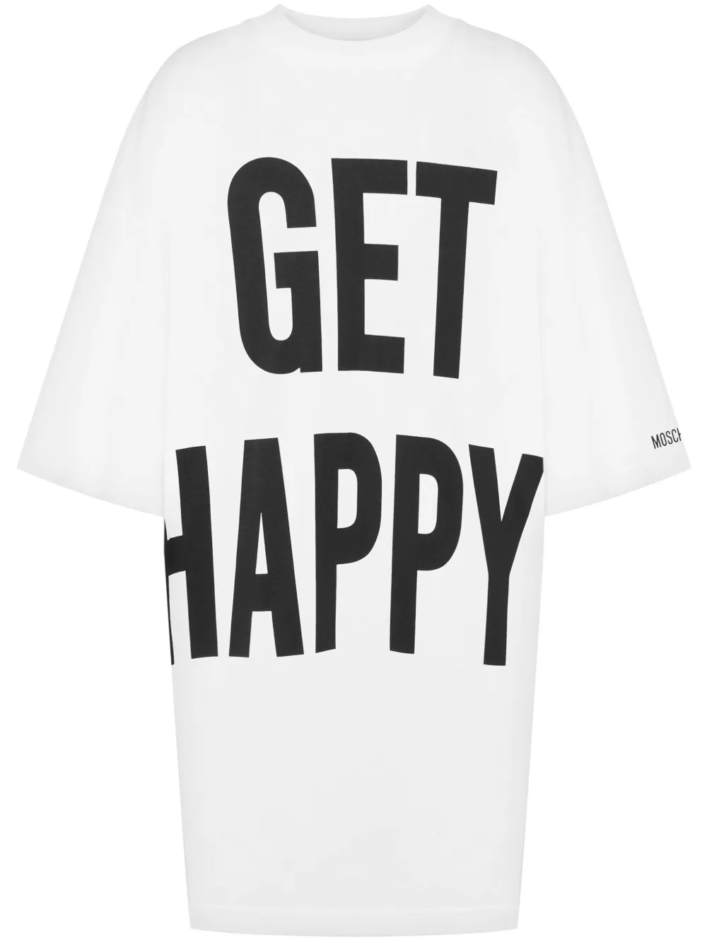 Moschino Jurk met tekst Wit