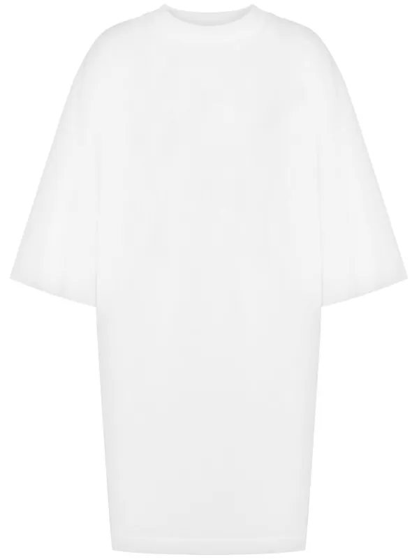 Moschino Cotton T-shirt Dress in White