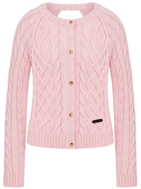 Moschino backless cardigan