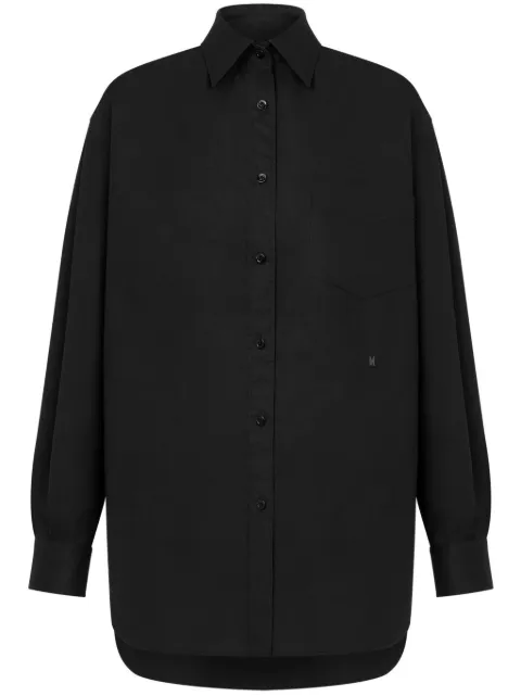 Moschino logo-embroidered shirt