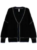 CFCL brushed effect cardigan - Black