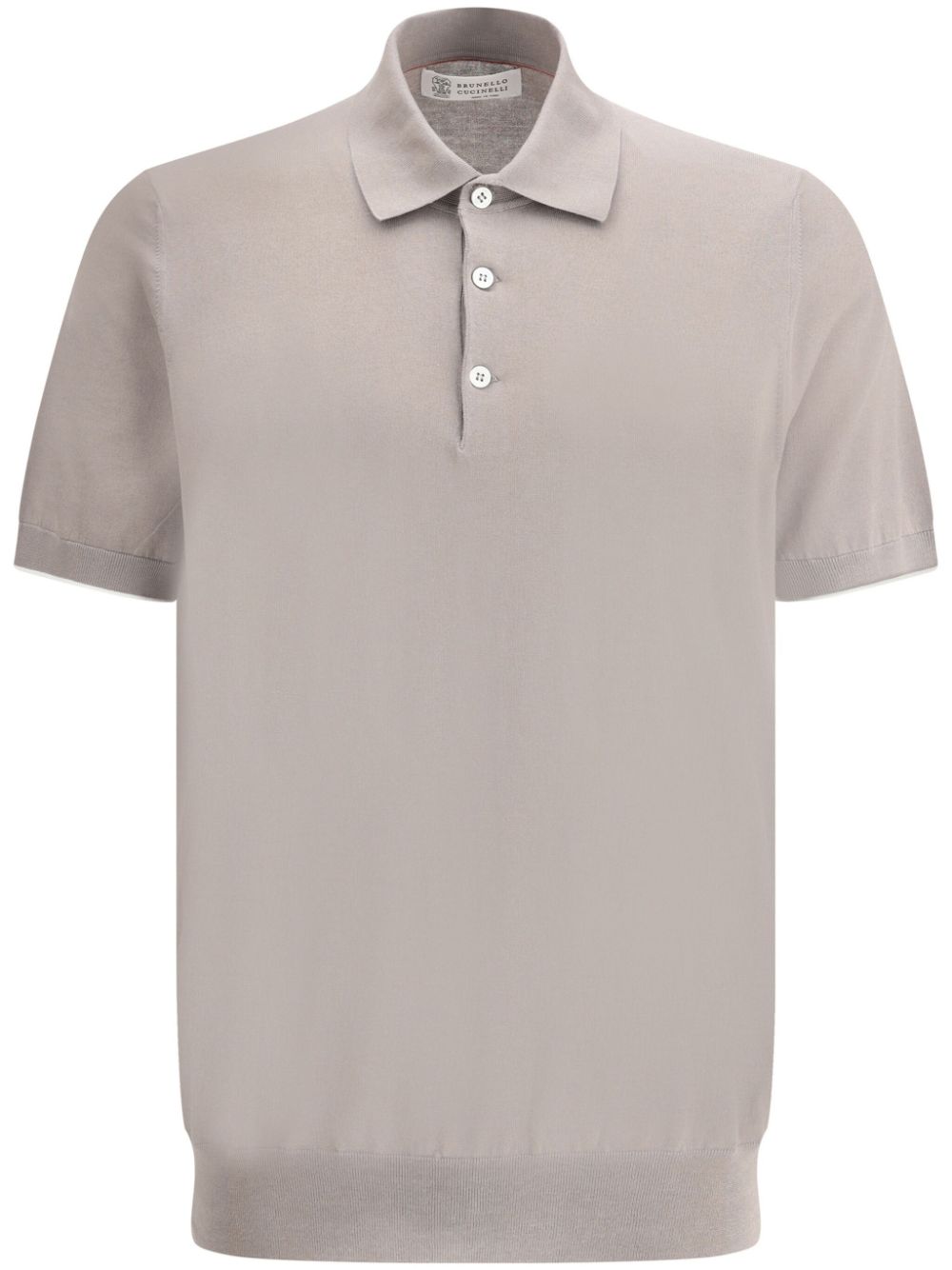 Brunello Cucinelli cotton polo shirt - Neutrals