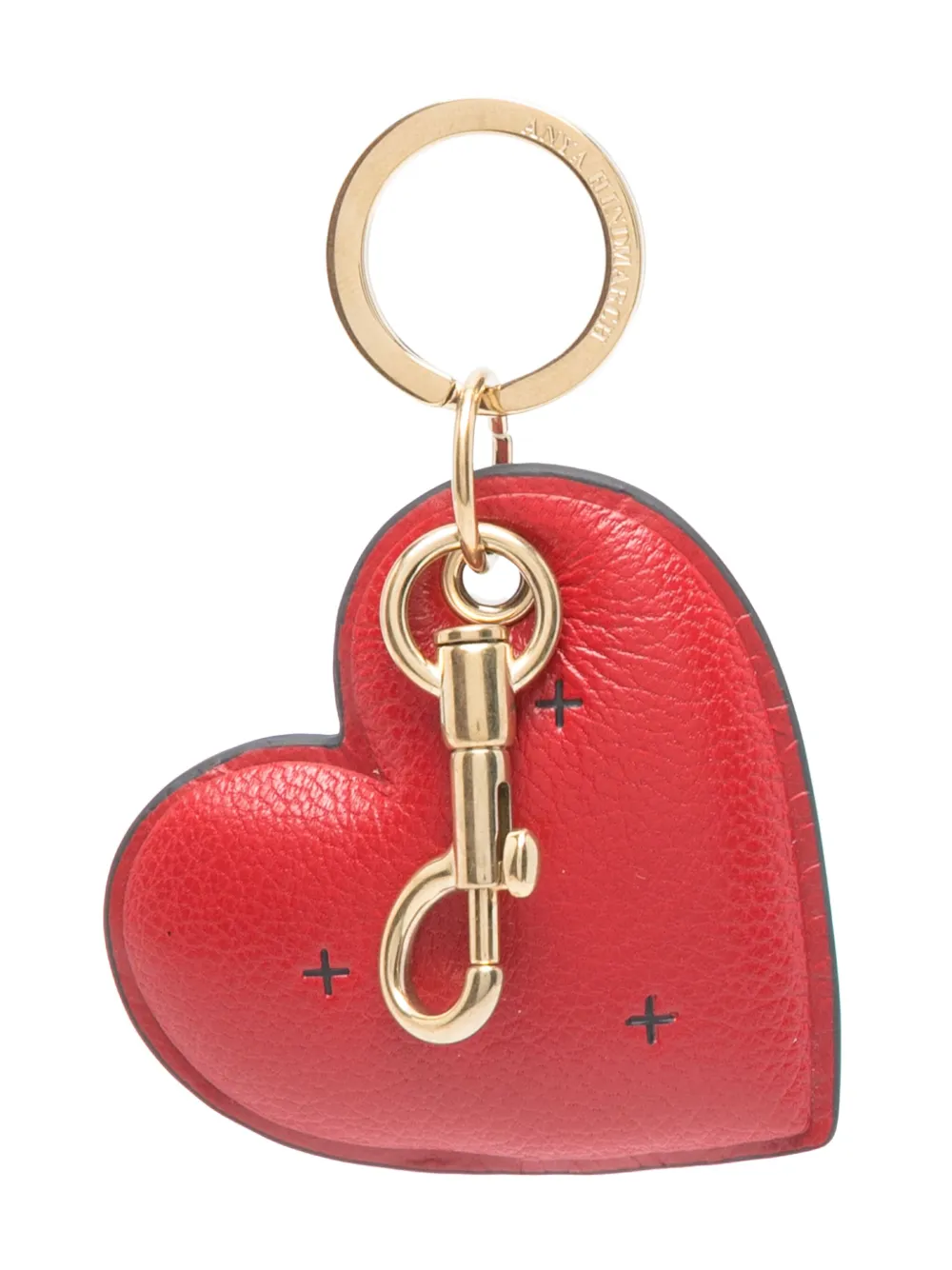 heart-motif keyring